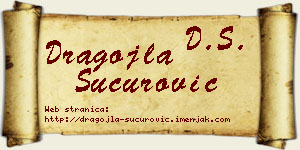 Dragojla Šućurović vizit kartica
